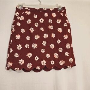 Skies are Blue Floral Skirt Sz L